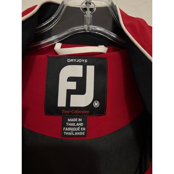 FOOTJOY Tour Collection DryJoys Half Sleeve Waterproof Golf Jacket Pullover Med - Picture 7 of 8